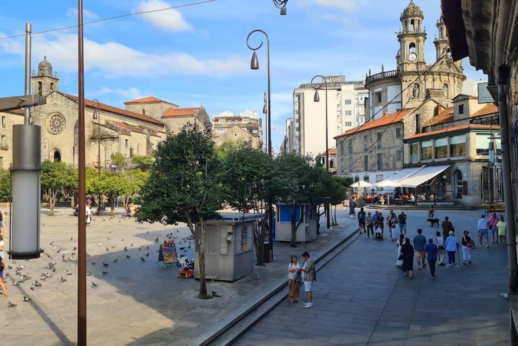 Apartamento Centrico Pontevedra Daire Dış mekan fotoğraf